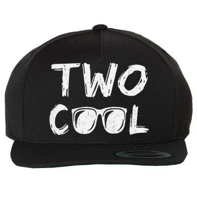 Two Cool 2nd Birthday Gift 2 Year Old Boy Second Bday Wool Snapback Cap