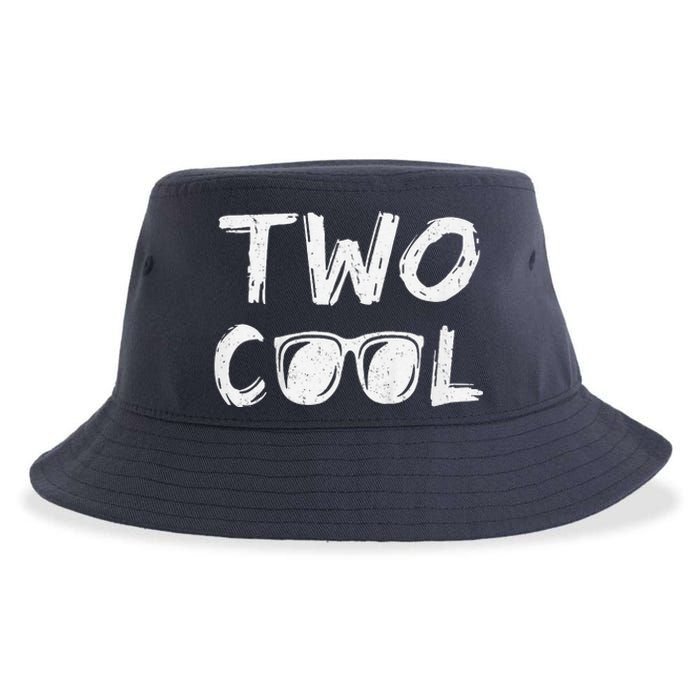 Two Cool 2nd Birthday Gift 2 Year Old Boy Second Bday Sustainable Bucket Hat