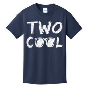 Two Cool 2nd Birthday Gift 2 Year Old Boy Second Bday Kids T-Shirt