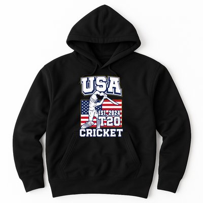 T20 Cricket 2024 Usa Cricket Fans Hoodie