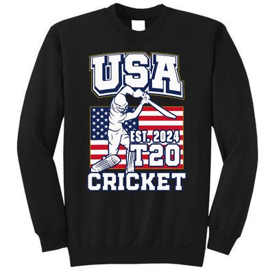 T20 Cricket 2024 Usa Cricket Fans Sweatshirt