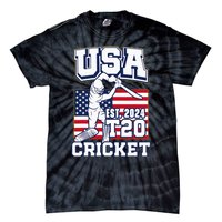 T20 Cricket 2024 Usa Cricket Fans Tie-Dye T-Shirt