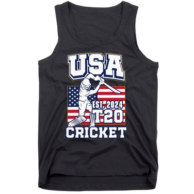 T20 Cricket 2024 Usa Cricket Fans Tank Top