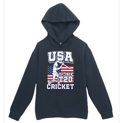 T20 Cricket 2024 Usa Cricket Fans Urban Pullover Hoodie