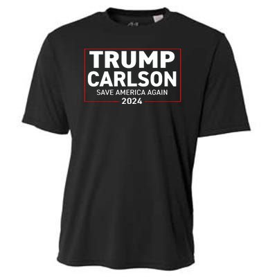 Trump Carlson 2024 President Election Pro America US Flag Cooling Performance Crew T-Shirt