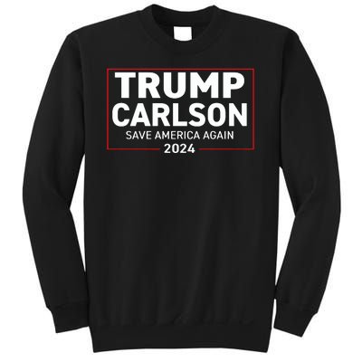 Trump Carlson 2024 President Election Pro America US Flag Sweatshirt