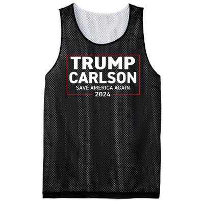 Trump Carlson 2024 President Election Pro America US Flag Mesh Reversible Basketball Jersey Tank