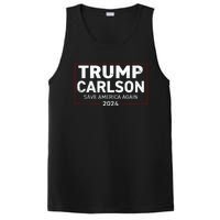 Trump Carlson 2024 Distressed President Election Pro America US Flag PosiCharge Competitor Tank