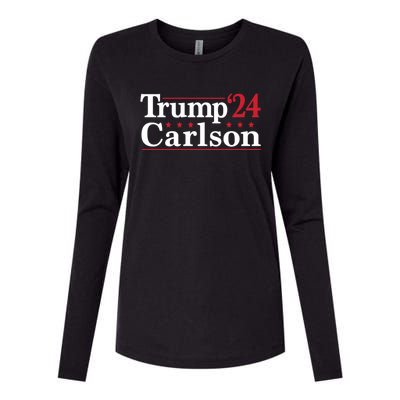 Trump Carlson 24 Womens Cotton Relaxed Long Sleeve T-Shirt