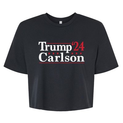 Trump Carlson 24 Bella+Canvas Jersey Crop Tee