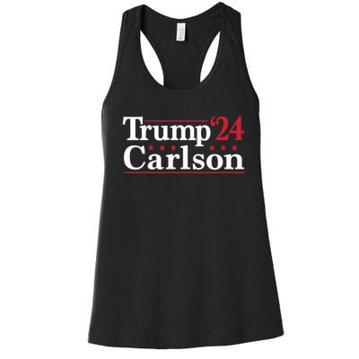 Trump Carlson 24 Women's Racerback Tank