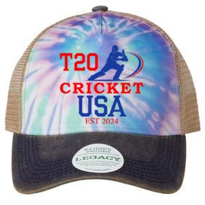 T20 Cricket 2024 Usa Legacy Tie Dye Trucker Hat