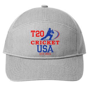 T20 Cricket 2024 Usa 7-Panel Snapback Hat