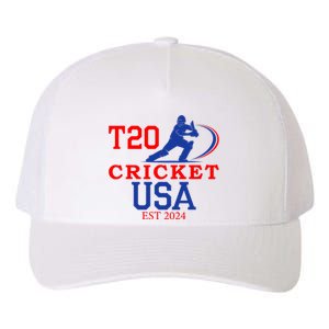 T20 Cricket 2024 Usa Yupoong Adult 5-Panel Trucker Hat