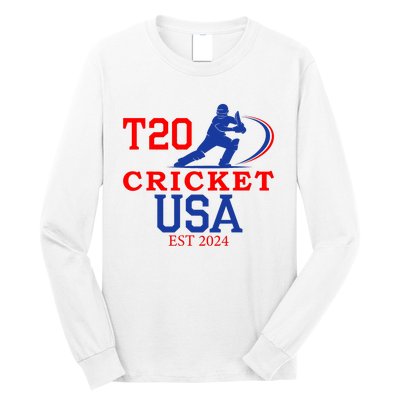 T20 Cricket 2024 Usa Long Sleeve Shirt