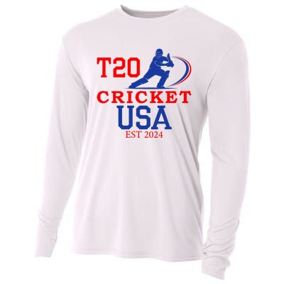 T20 Cricket 2024 Usa Cooling Performance Long Sleeve Crew