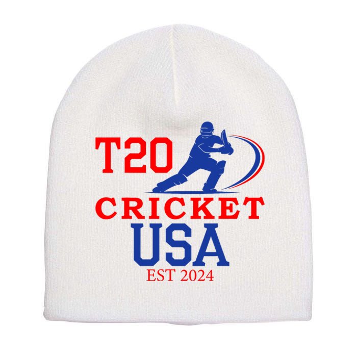 T20 Cricket 2024 Usa Short Acrylic Beanie