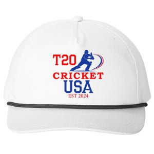 T20 Cricket 2024 Usa Snapback Five-Panel Rope Hat