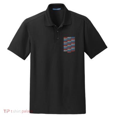 Trump Convicted 34 Felony Crimes Red White Blue Dry Zone Grid Polo