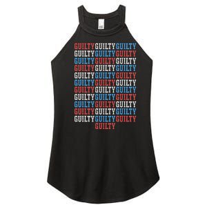 Trump Convicted 34 Felony Crimes Women's Perfect Tri Rocker Tank