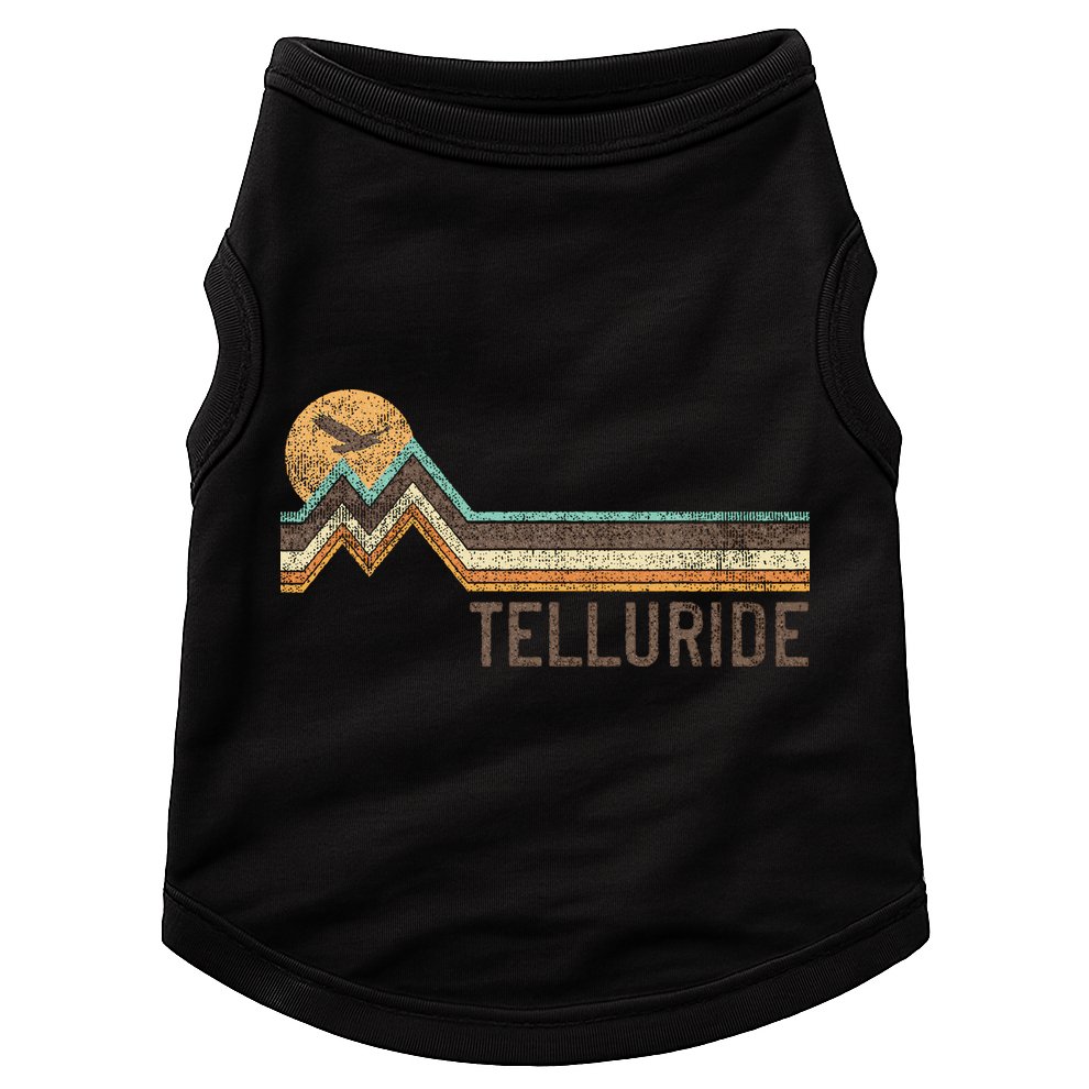 Telluride Colorado 70S 80S Retro Style Vintage Doggie Tank