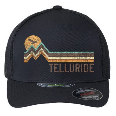 Telluride Colorado 70S 80S Retro Style Vintage Flexfit Unipanel Trucker Cap