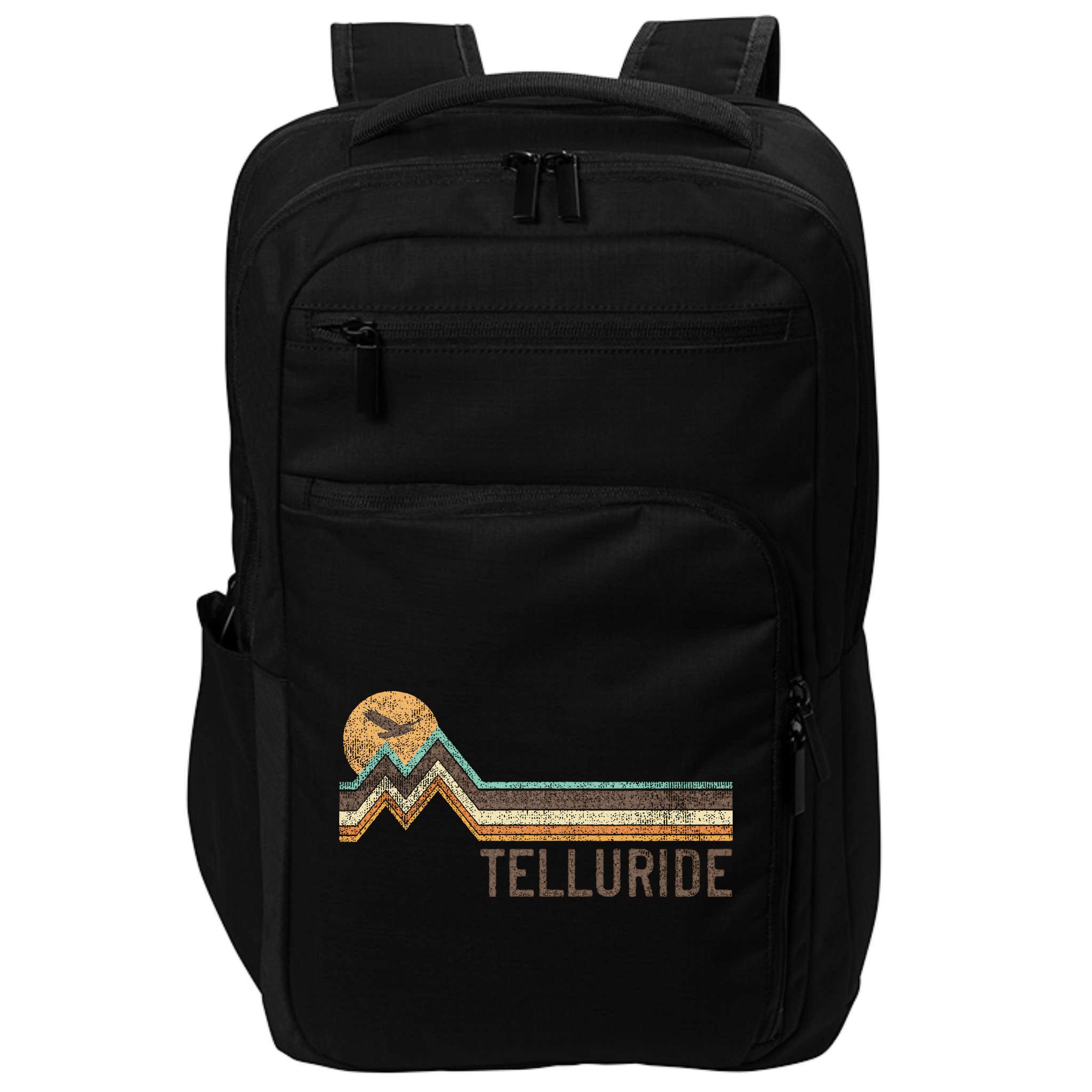 Telluride Colorado 70S 80S Retro Style Vintage Impact Tech Backpack
