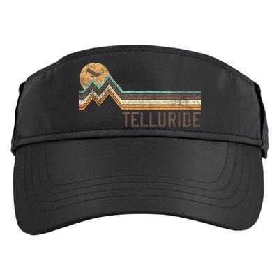 Telluride Colorado 70S 80S Retro Style Vintage Adult Drive Performance Visor