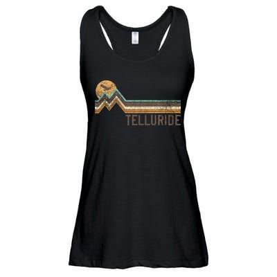 Telluride Colorado 70S 80S Retro Style Vintage Ladies Essential Flowy Tank