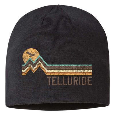 Telluride Colorado 70S 80S Retro Style Vintage Sustainable Beanie