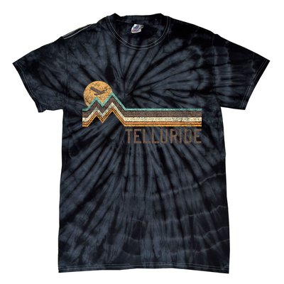 Telluride Colorado 70S 80S Retro Style Vintage Tie-Dye T-Shirt