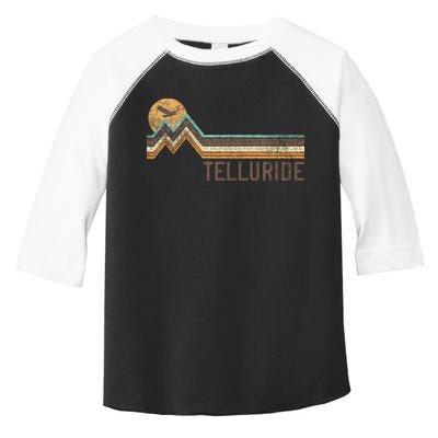 Telluride Colorado 70S 80S Retro Style Vintage Toddler Fine Jersey T-Shirt
