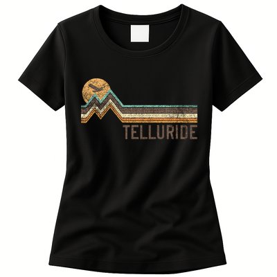 Telluride Colorado 70S 80S Retro Style Vintage Womens T-Shirt
