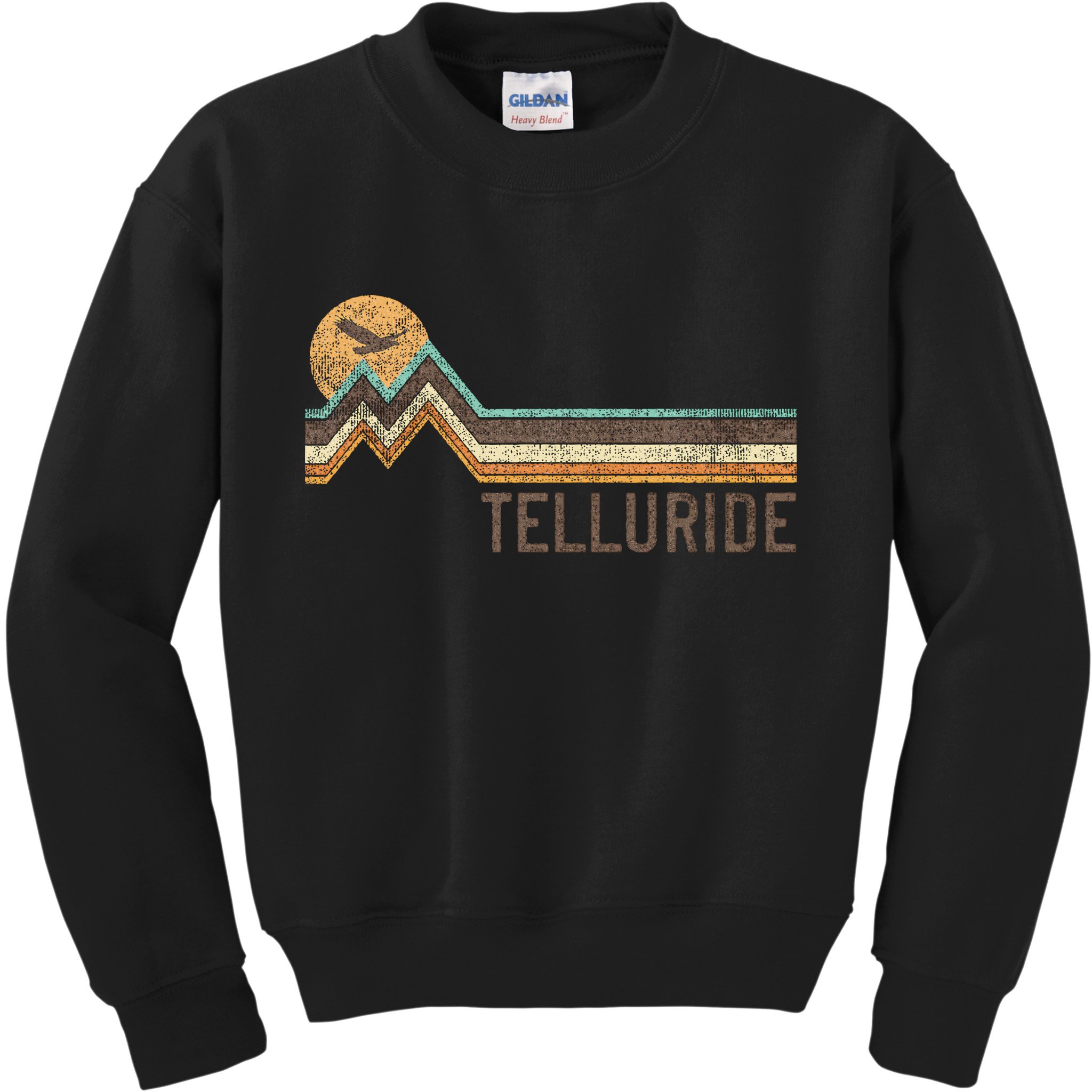 Telluride Colorado 70S 80S Retro Style Vintage Kids Sweatshirt