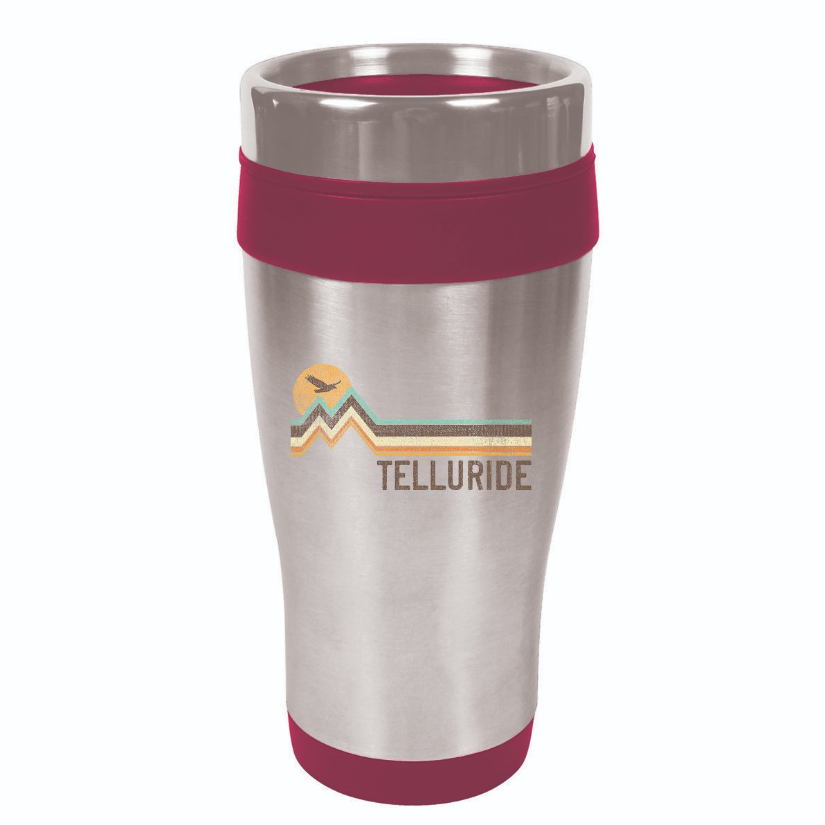 Telluride Colorado 70S 80S Retro Style Vintage 16oz Travel Tumbler