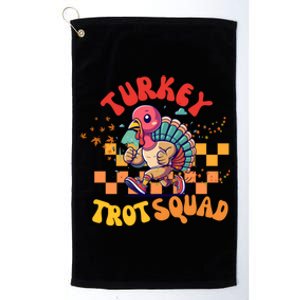 Turkey Costume Adult Running Face Turkey Trot Squad Gift Platinum Collection Golf Towel