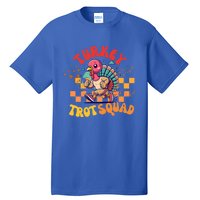 Turkey Costume Adult Running Face Turkey Trot Squad Gift Tall T-Shirt