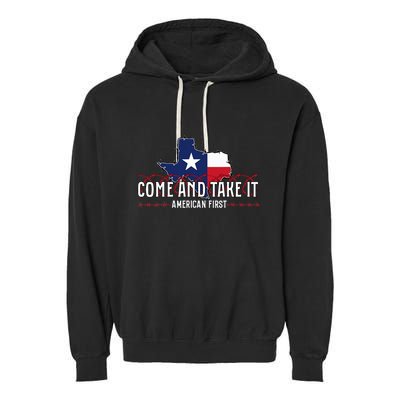 Texas Come And Take It Garment-Dyed Fleece Hoodie