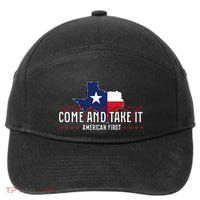 Texas Come And Take It 7-Panel Snapback Hat