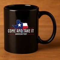 Texas Come And Take It 11oz C Handle Ceramic Mug