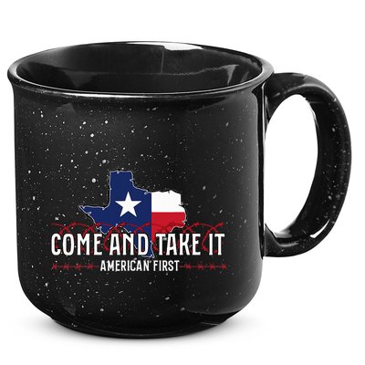 Texas Come And Take It 15oz Campfire Ceramic Mug