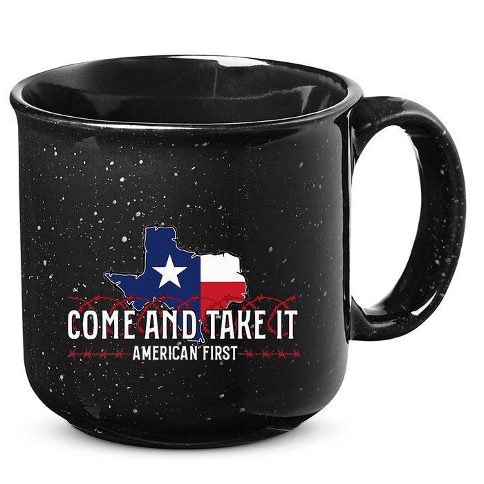 Texas Come And Take It 15oz Campfire Ceramic Mug