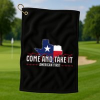 Texas Come And Take It Golf Towel