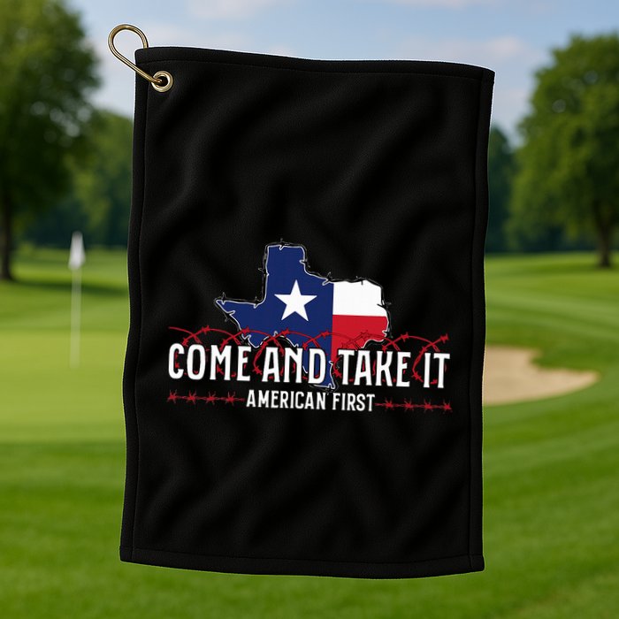 Texas Come And Take It Golf Towel