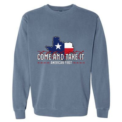 Texas Come And Take It Garment-Dyed Sweatshirt