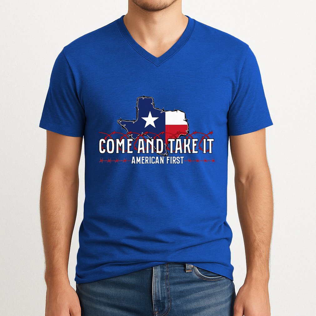 Texas Come And Take It V-Neck T-Shirt