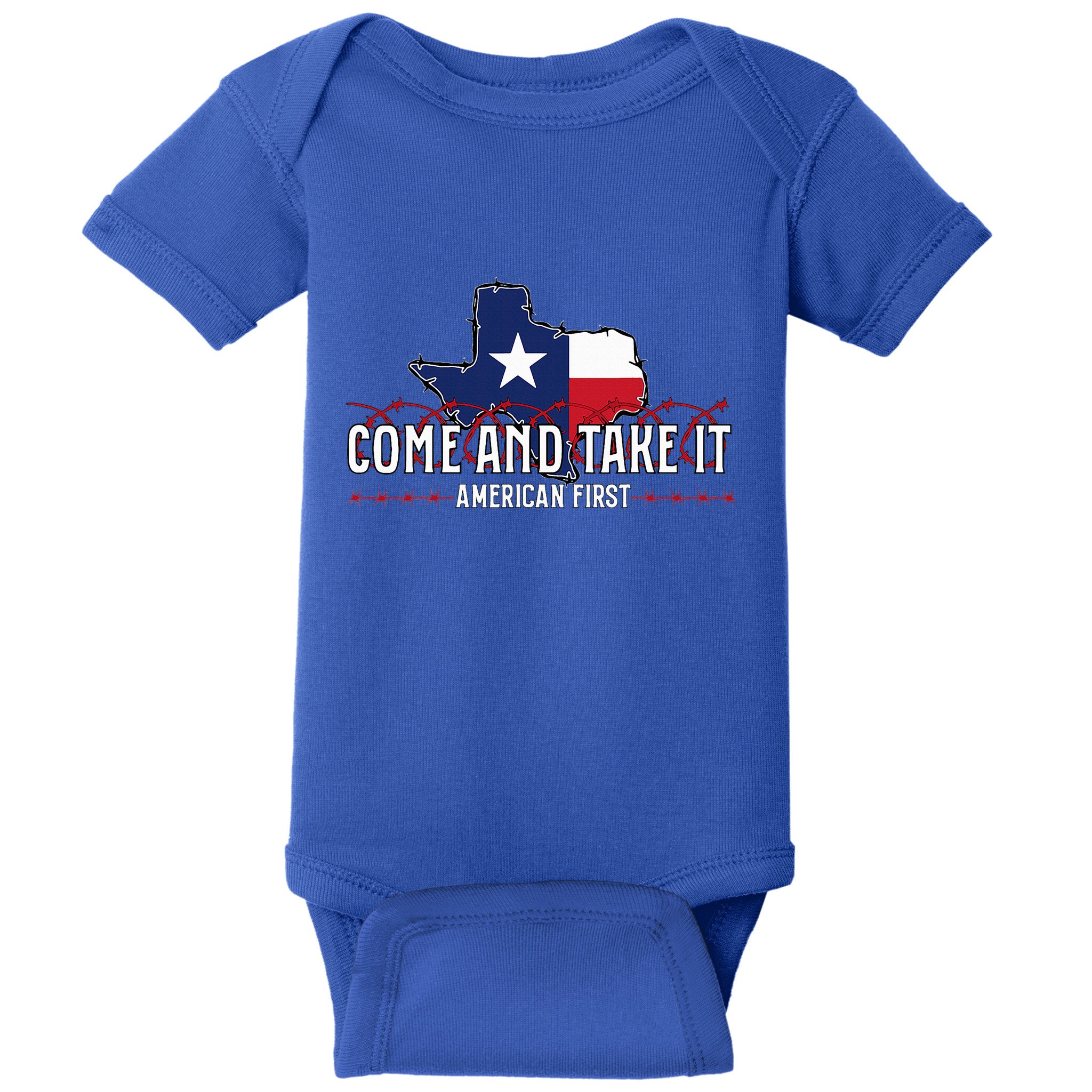 Texas Come And Take It Baby Bodysuit