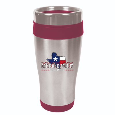 Texas Come And Take It 16oz Travel Tumbler