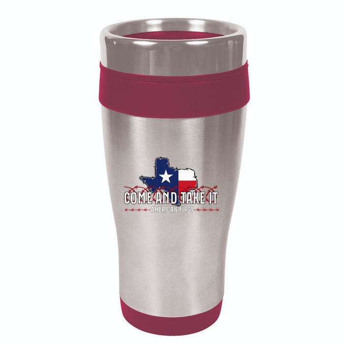 Texas Come And Take It 16oz Travel Tumbler