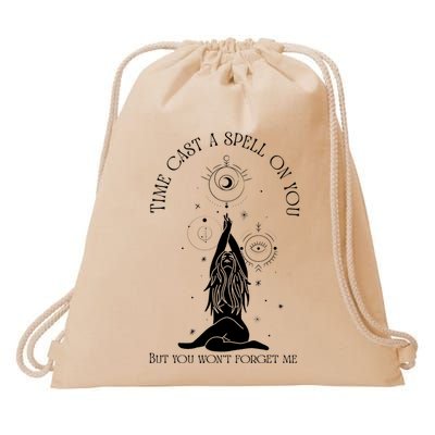 Time Cast A Spell On You But You WonT Forget Me Drawstring Bag